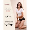 CARER 3-Pack Women's Period Underwear Regular Absorbency Menstrual Panties Leak Proof, Washable, Comfort, Soft - 2 of 4