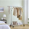 Boersma Clothes Rack Heavy Duty Clothing Rack 600LBS Rolling Clothes Racks for Hanging Clothes, Commercial Garment Rack Heavy Duty Clothes Rack - 4 of 4