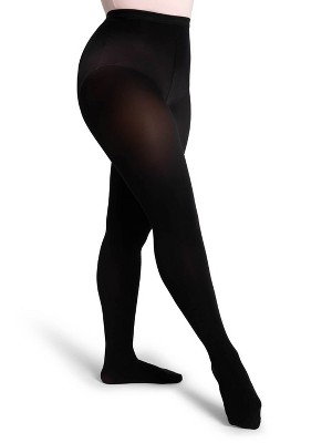 Ballet Tights Footless, Black, Ultra strong & soft