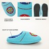 Wonder Woman Wonderwoman Logo Women's Blue Scuff Slippers - 2 of 4
