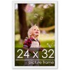 PosterPalooza | Classic Modern White Picture Frame - UV Acrylic, Foam Board Backing, Hanging Hardware - 2 of 4