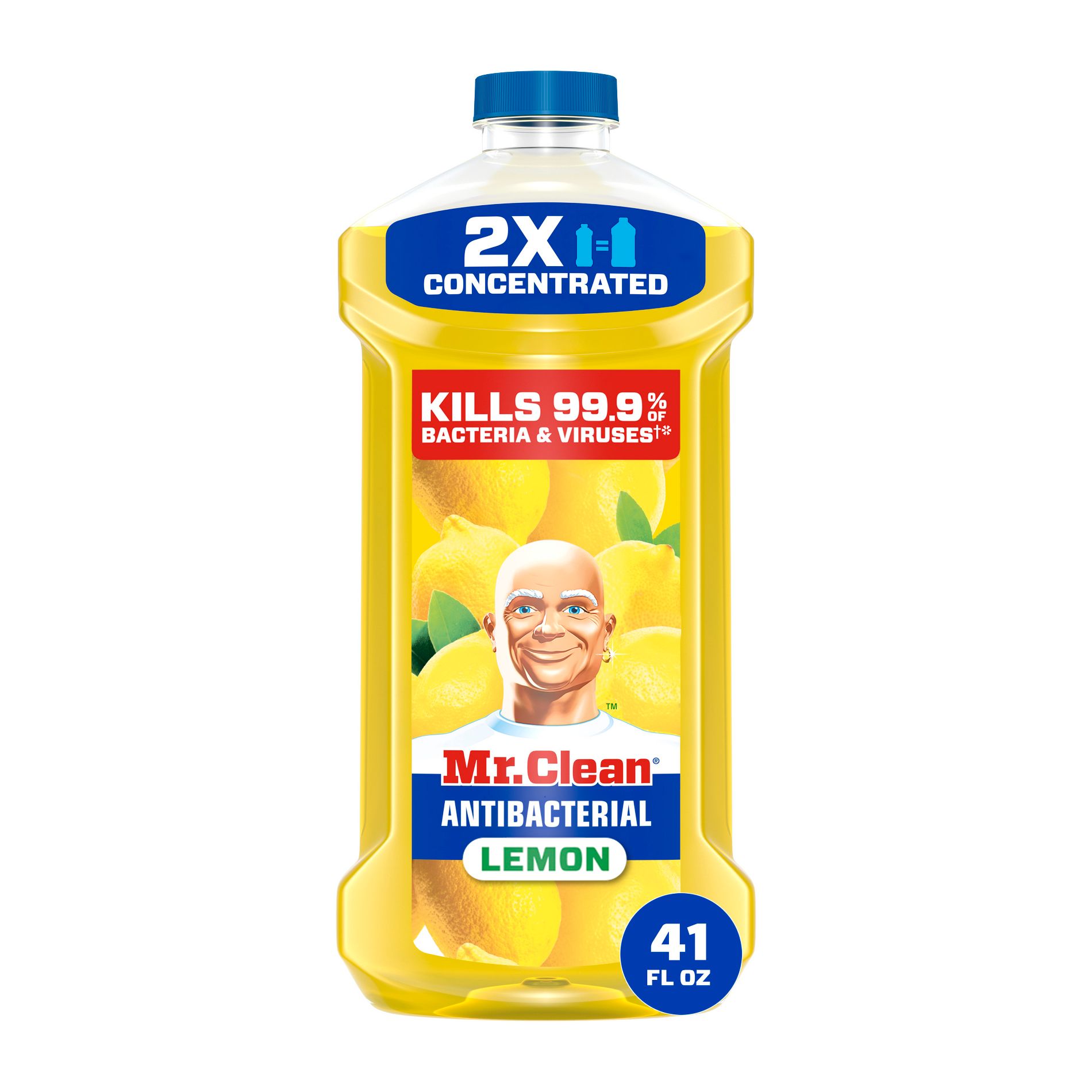 Mr. Clean Lemon Liquid Antibacterial Multi-Surface Cleaner - 41 fl oz