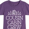 Girls' - Instant Message - Cousin Cabin Crew Fitted Short Sleeve Graphic T-Shirt - 2 of 4