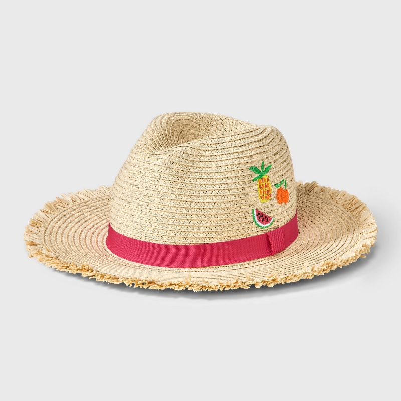 Girls&#39; Embroidered Fruit Rancher Hat - Cat &#38; Jack&#8482;, 1 of 4
