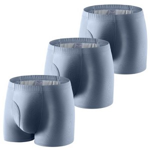 CARER 8oz High Absorbency Men's Incontinence Briefs 3-Pack Washable Cotton Incontinence Underwear Boxer for Men Bladder Leakage - 1 of 4