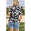 LA LEELA Button Down Shirt Relaxed Fit Summer Beach Party Colorful Holidays Short Sleeve Tops Vacation Shirt Dressy Hawaiian Shirts - 2 of 4