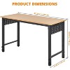 47" Heavy Duty Adjustable Workbench with Power Outlet, 2000 Lbs Capacity Work Table for Garage Workshop & Home Office - 2 of 4