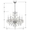 Crystorama Lighting Traditional Crystal 5 - Light Chandelier in  Polished Chrome - 2 of 3