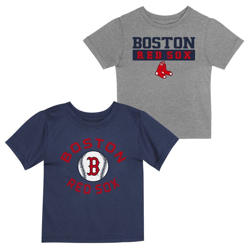 MLB Boston Red Sox Toddler Boys&#39; 2pk T-Shirt, 1 of 4