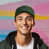 Dalix Giant Lizard Kaiju Embroidered Cotton Dad Hat Baseball Cap Adjustable Glow in the Dark Mens - 2 of 4