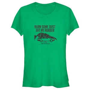 Juniors Womens National Lampoon's Christmas Vacation Eat My Dust Tree T-Shirt - 1 of 4