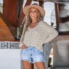 Women's Crochet V-Neck Sweater - Cupshe - 2 of 4