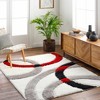 Hauteloom Taja Red & Black Area Rug - 2 of 4