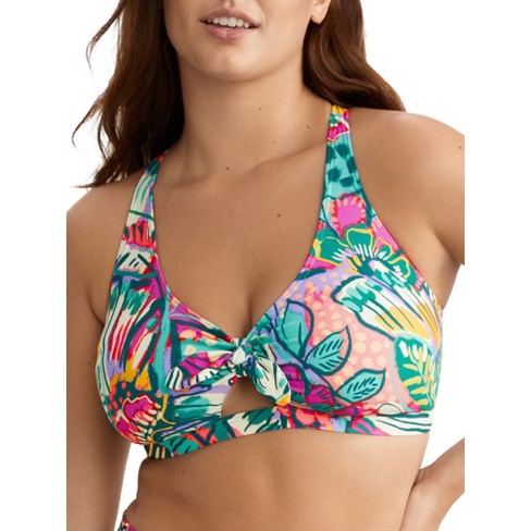 Seafolly Womens F Cup Halter Bikini Top Swimsuit with Underwire :  : Clothing, Shoes & Accessories