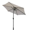 CAVINAS 9 Ft Patio Umbrella with Crank,Outdoor Umbrella with Carry Bag for Garden and Yard,No Base - 4 of 4