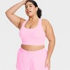 Women's Seamless Medium Support Racerback Sports Bra - All In Motion™ - 3 of 3