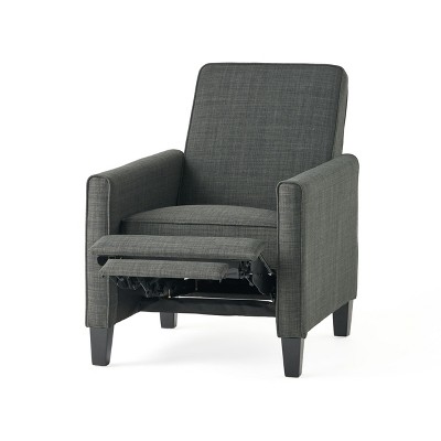 NicBex Linen Accent Chair,Upholstered Living Room Chairs with High Backrest,Modern Armchair,Adjustable Push Back Accent Chairs for Living Room