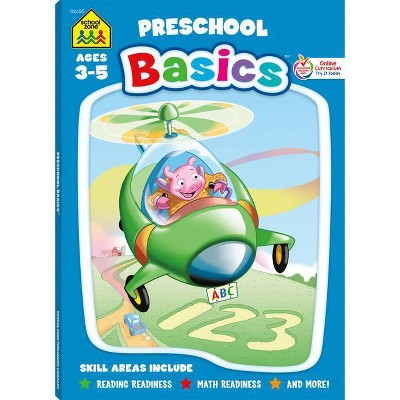 School Zone Preschool Basics 96-Page Workbook - (Paperback)