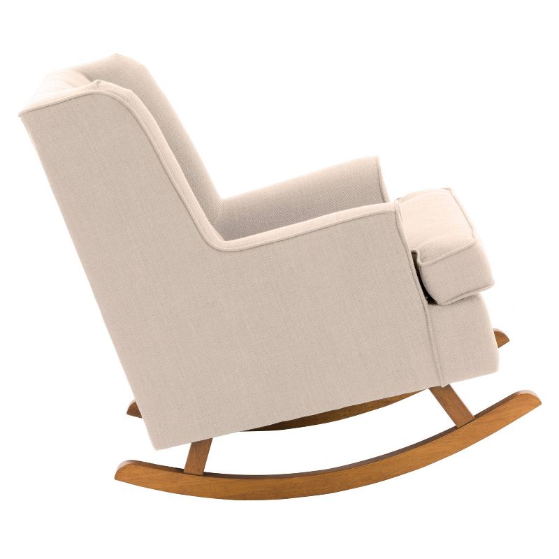 Boston Tufted Fabric Rocking Chair - CorLiving, 5 of 11
