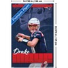 Trends International NFL New England Patriots - Drake Maye 25 Unframed Wall Poster Prints - 3 of 4