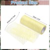 Unique Bargains Sheer Nylon Glitters Wave Mesh Decorative Ribbon Trim 6 Inch 10 Yards - 2 of 4