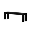 Plank+Beam Modern Wood Dining Bench, Solid Wood Bench for Dining Table, 60", Pecan Wirebrush - image 2 of 4