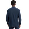 INSPIRE CHIC Men's Long Sleeve Button Down Collar Regular Fit Business Oxford Dress Shirt - 3 of 4