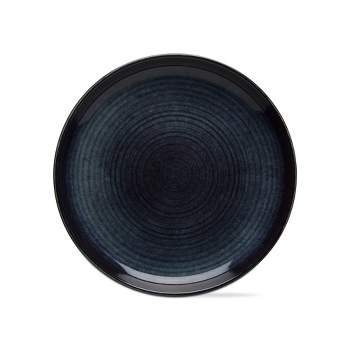 tagltd Loft Speckled Reactive Glaze Stoneware Dinnerware Plate 11.25 inch Midnight Blue Dishwasher Safe