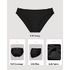 FIONECA Women Full Coverage Bikini Bottoms - Mid Rise Bathing Suit Swim Bottom Swimsuit Swimwear - 3 of 4