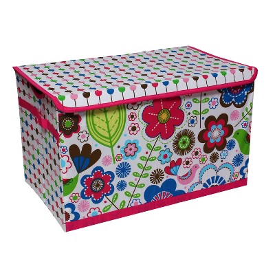 Bacati - Botanical Pink Storage Toy Chest