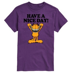 Men's - Garfield - Have A Nice Day Short Sleeve Graphic T-Shirt - 1 of 4