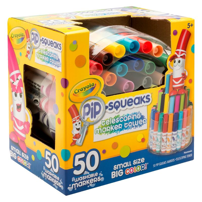 Crayola 50ct Pip Squeaks Marker Set, 3 of 12