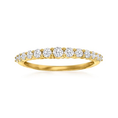Ross-Simons 0.50 ct. t.w. Diamond Graduated Ring in 14kt Yellow Gold