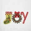 American Soft Linen Christmas Towels Bathroom Set, 2 Packed Embroidered Decorative 100% Cotton Hand Towels, Dish Towels for Decor Xmas - 2 of 4