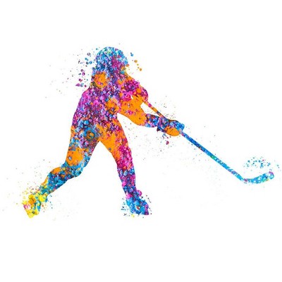 Poster Master Watercolor Ice Hockey