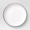 39.9oz Stoneware Dinner Bowl Blue Rim - Threshold™ - 3 of 3