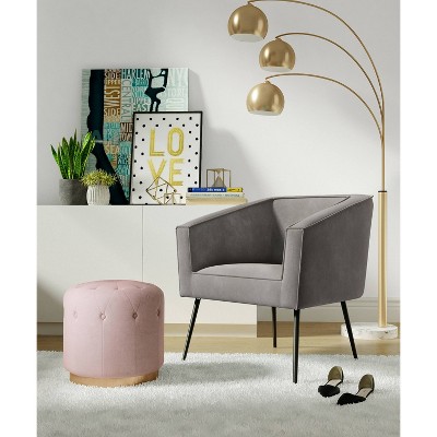 Adele Tufted Ottoman - Adore Décor