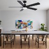 BestParts 52 Inch Ceiling Fan, Remote Controlled Ceiling Fan with LED Light, 6-Speed ​​Reversible Motor, Solid Wood Blades, For Indoor Use - 3 of 4