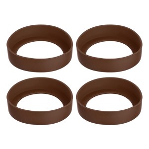 Unique Bargains Silicone Protective Non-Slip Mug Tumbler Water Bottle Boot 4 Pcs - 1 of 3