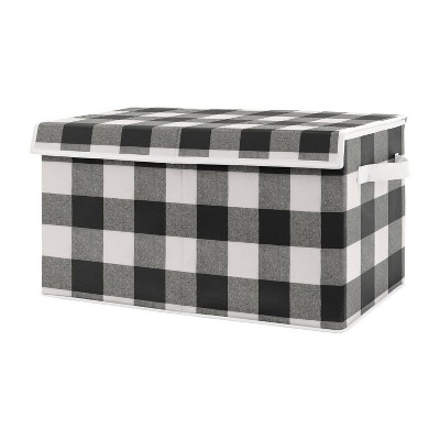 Buffalo Check Toy Bin Black/White - Sweet Jojo Designs