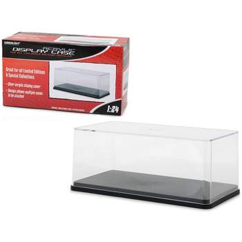 Collectible Display Show Case with Black Plastic Base for 1/24 Scale Models by Greenlight