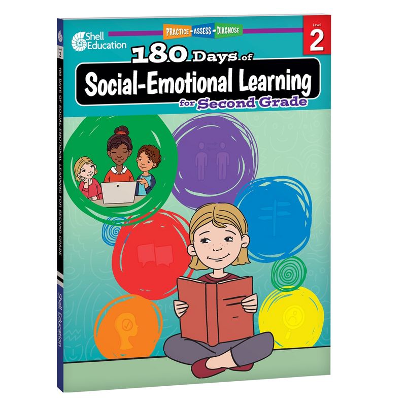 Shell Education 180 Days Social-Emotional Learning, Writing, & Spelling Grade 2: 3-Book Set, 2 of 3