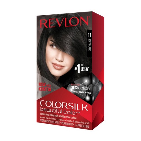 Revlon Colorsilk Beautiful Permanent Hair Color 11 Soft Black