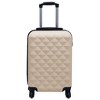 vidaXL Hardcase Trolley Gold ABS - 2 of 4
