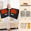 Inhand Wearable Heated Throw Blanket Shawl - 50"x60" Flannel Electric Robe Blanket Hoodie for Winter 5-Position Timer 10 Heating Levels - 2 of 4