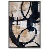 Art Remedy Flowing II Abstract Shapes Wall Art Framed - 3 of 4