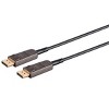 Monoprice DisplayPort Cable - 50 feet | 32.4Gbps, 8K@30Hz, 5K@60Hz, 4K@120Hz, Fiber Optic, AOC - SlimRun AV Series - 3 of 4