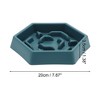 Unique Bargains Convenient Hexagon Shape Dog Bowl 1 Pc - 2 of 4
