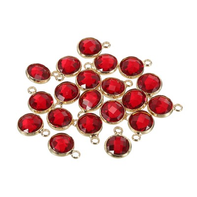Unique Bargains DIY Jewelry Making Necklace Crystal Birthstone Pendant 20 Pcs