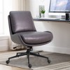 Modern Armless Office Chair - WOVENBYRD - 2 of 4